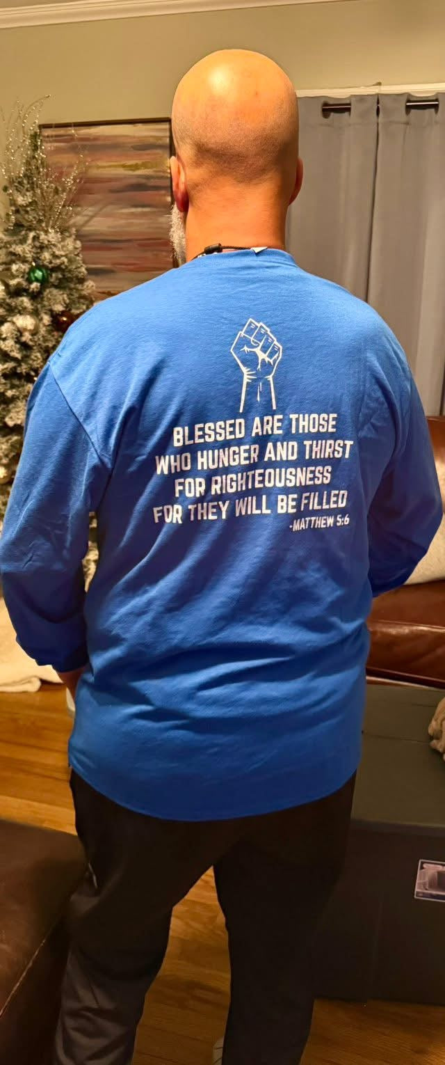 RIGHTEOUSNESS OVER RACHETNESS LONG SLEEVE (ADULTS)