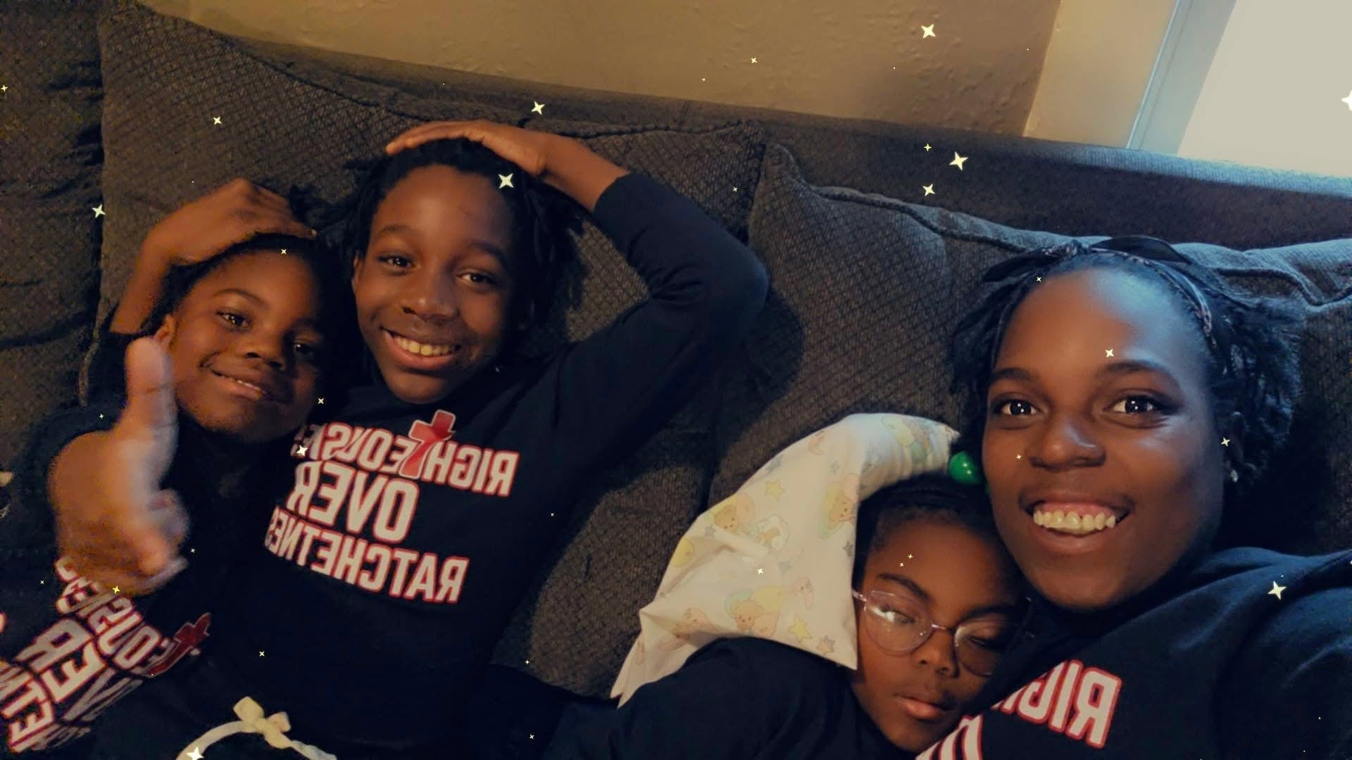 RIGHTEOUSNESS OVER RACHETNESS (KIDS) LONG SLEEVE SHIRT