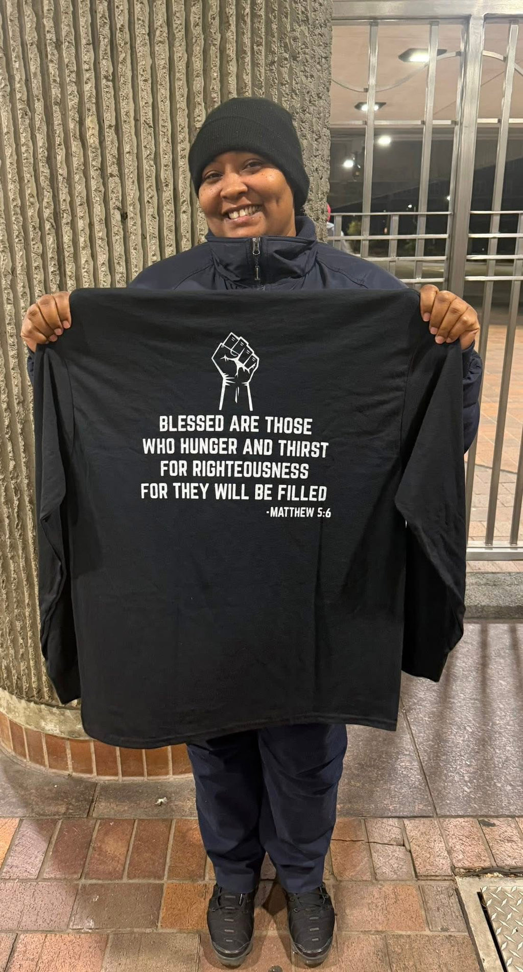 RIGHTEOUSNESS OVER RACHETNESS LONG SLEEVE (ADULTS)