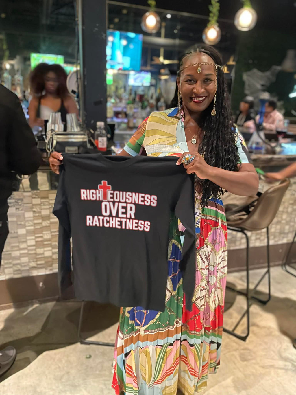 RIGHTEOUSNESS OVER RACHETNESS LONG SLEEVE (ADULTS)