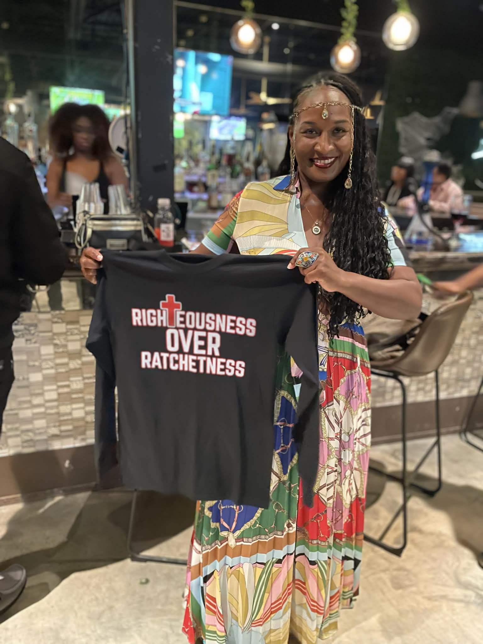 RIGHTEOUSNESS OVER RACHETNESS LONG SLEEVE (ADULTS)